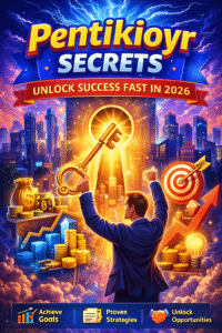 Pentikioyr Secrets 2026 infographic showing strategies, success symbols, and unlocking opportunities for fast growth.